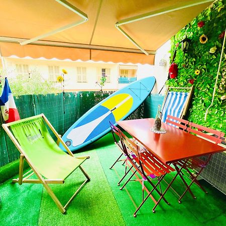Confortable Studio A Nice Centre Cote Plage Bel Terrasse Paddle ภายนอก รูปภาพ