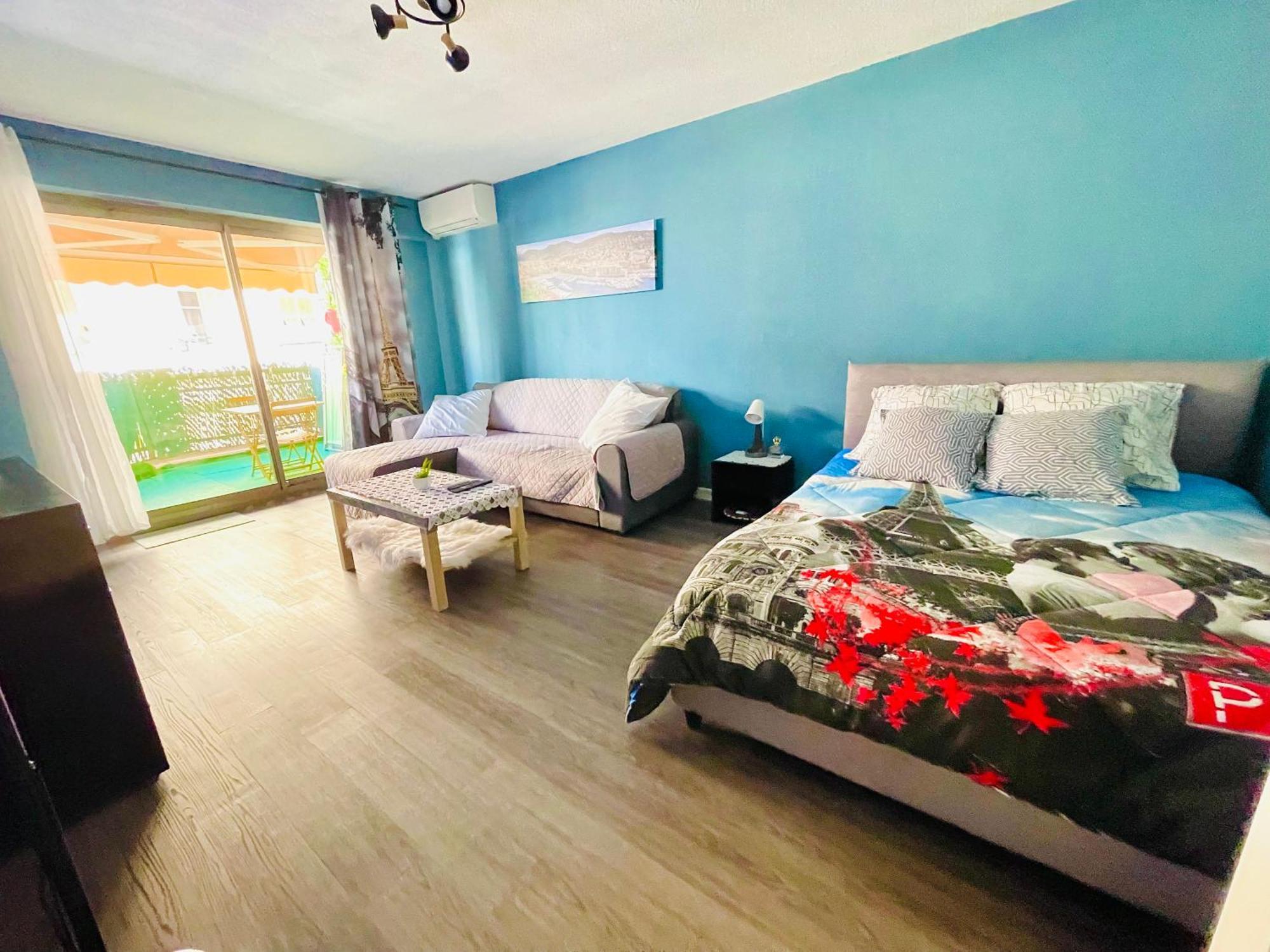 Confortable Studio A Nice Centre Cote Plage Bel Terrasse Paddle ภายนอก รูปภาพ