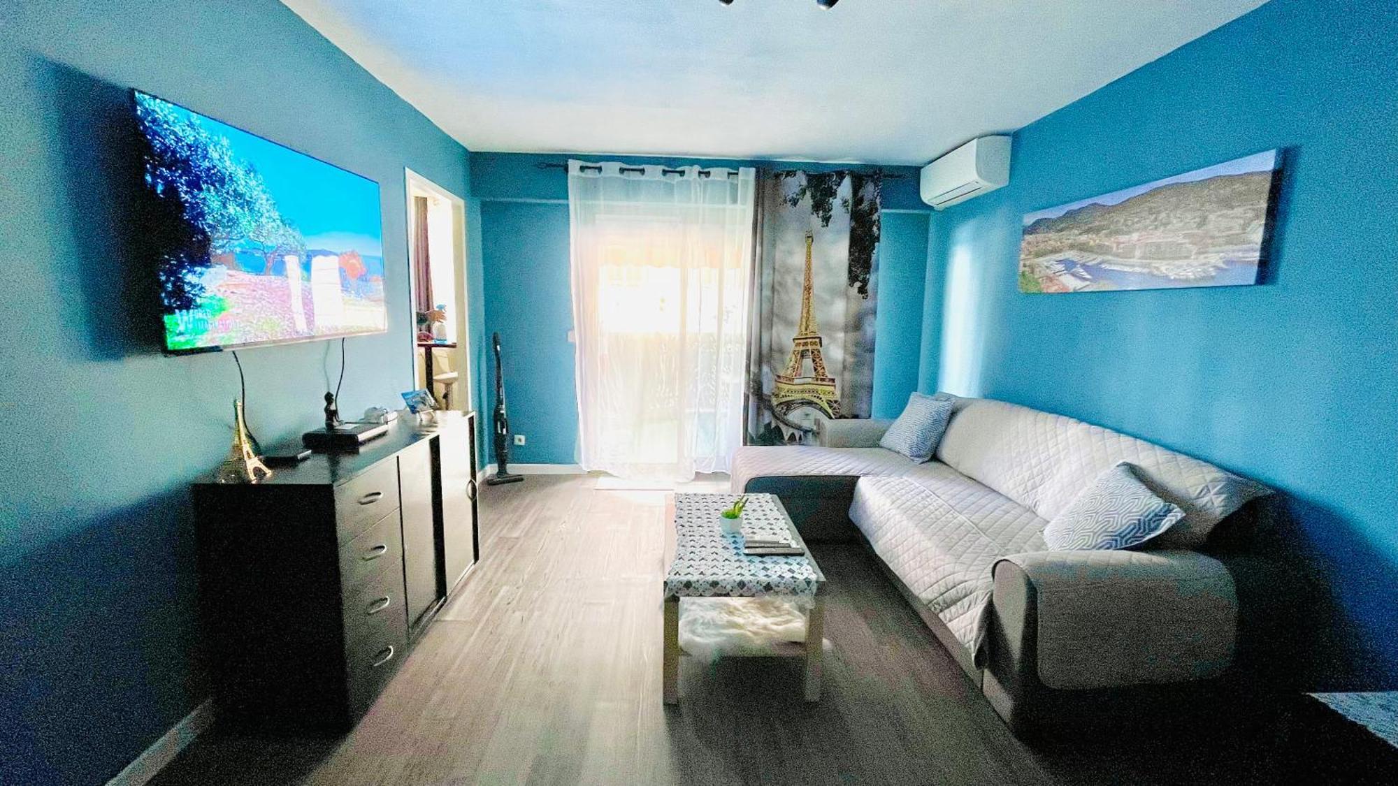 Confortable Studio A Nice Centre Cote Plage Bel Terrasse Paddle ภายนอก รูปภาพ