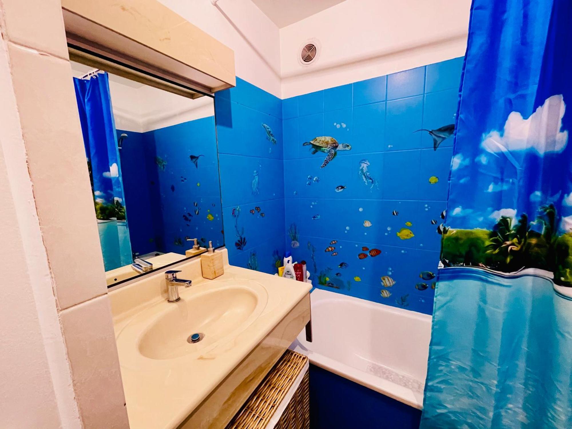 Confortable Studio A Nice Centre Cote Plage Bel Terrasse Paddle ภายนอก รูปภาพ