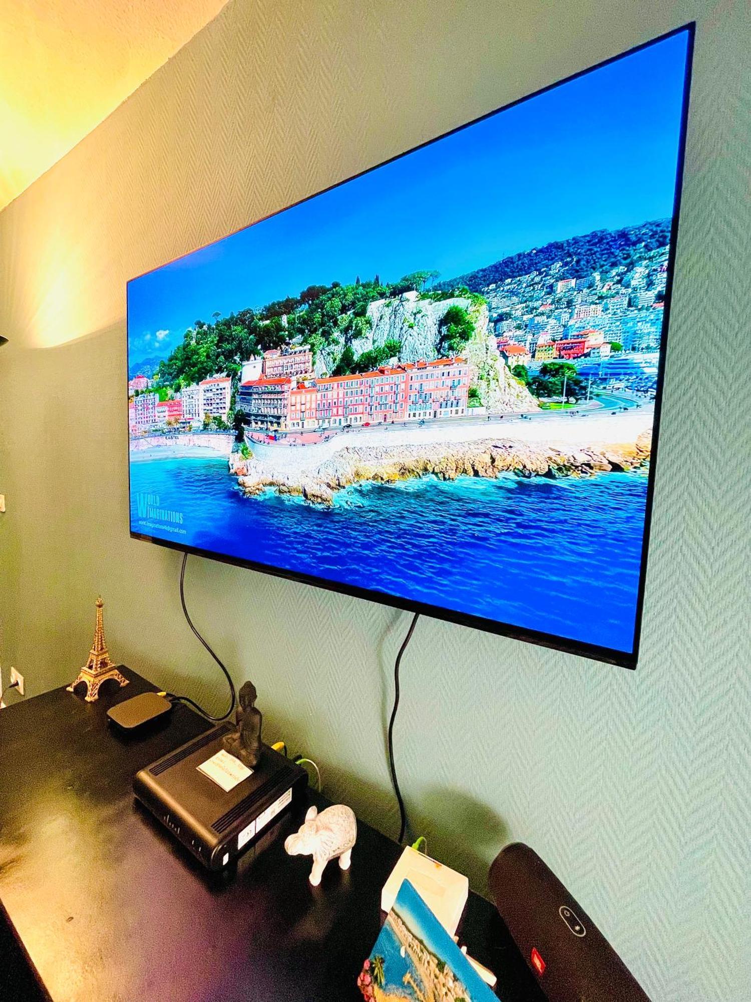 Confortable Studio A Nice Centre Cote Plage Bel Terrasse Paddle ภายนอก รูปภาพ